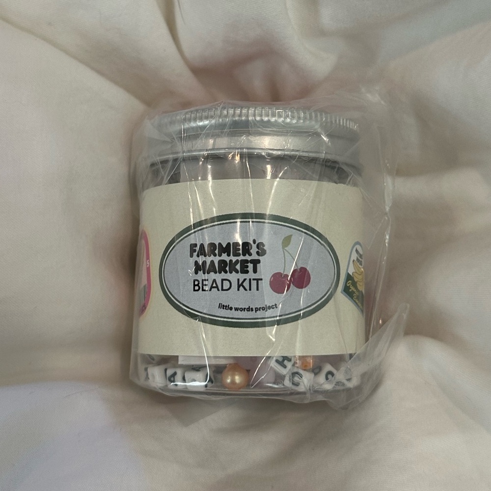 🆕 Little Words Project: Farmer’s Market Bead Kit + 3 Bracelets + 3 Charms